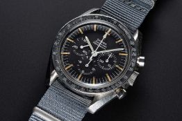 A RARE GENTLEMAN'S STAINLESS STEEL OMEGA SPEEDMASTER PROFESSIONAL "PRE MOON" CHRONOGRAPH WRIST WATCH