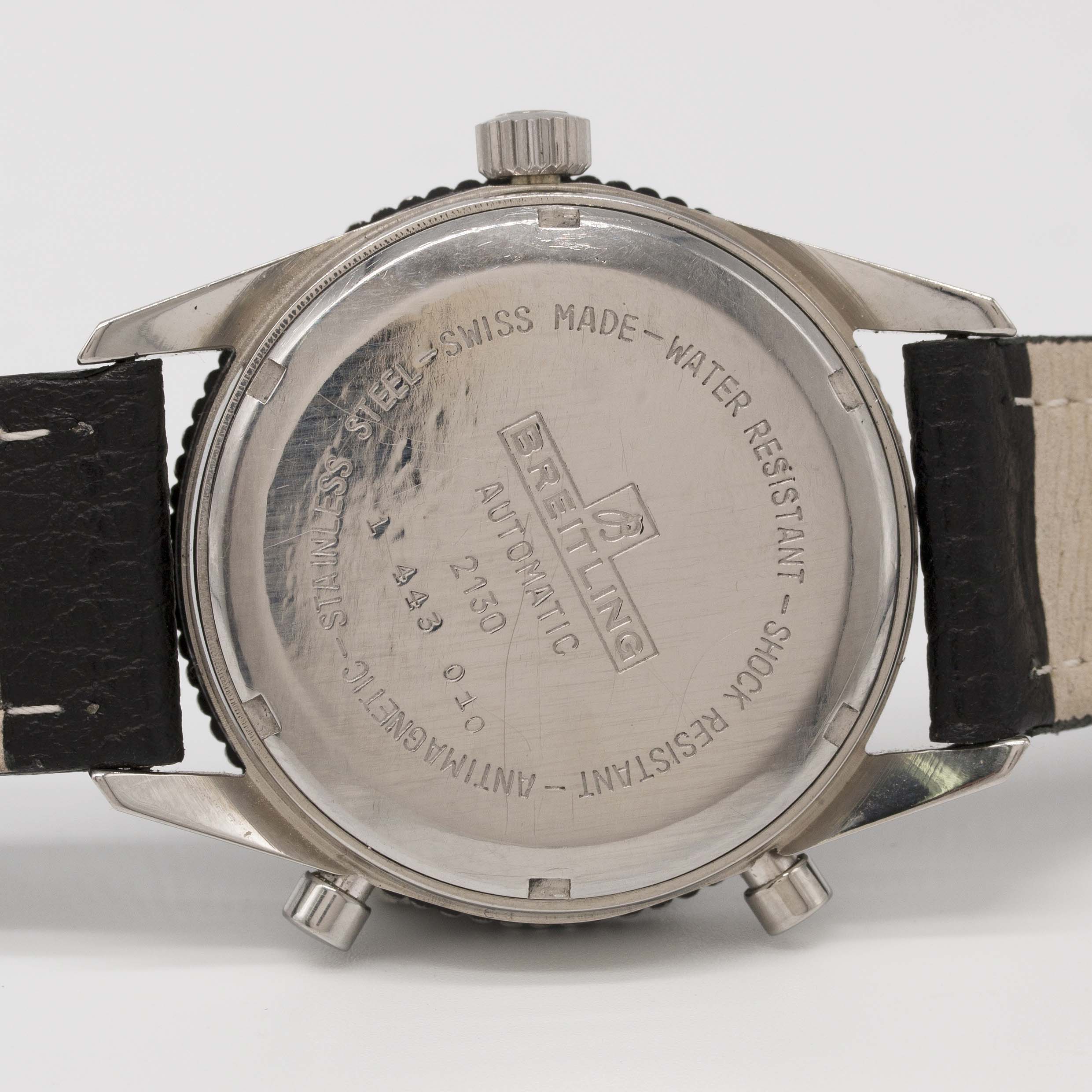 A RARE GENTLEMAN'S STAINLESS STEEL BREITLING CHRONO-MATIC CHRONOGRAPH WRIST WATCH CIRCA 1977, REF. - Image 8 of 12
