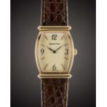 A LADIES 18K SOLID ROSE GOLD AUDEMARS PIGUET CARNEGIE WRIST WATCH DATED 2002, REF. 14941 OR/009 WITH