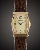 A LADIES 18K SOLID ROSE GOLD AUDEMARS PIGUET CARNEGIE WRIST WATCH DATED 2002, REF. 14941 OR/009 WITH