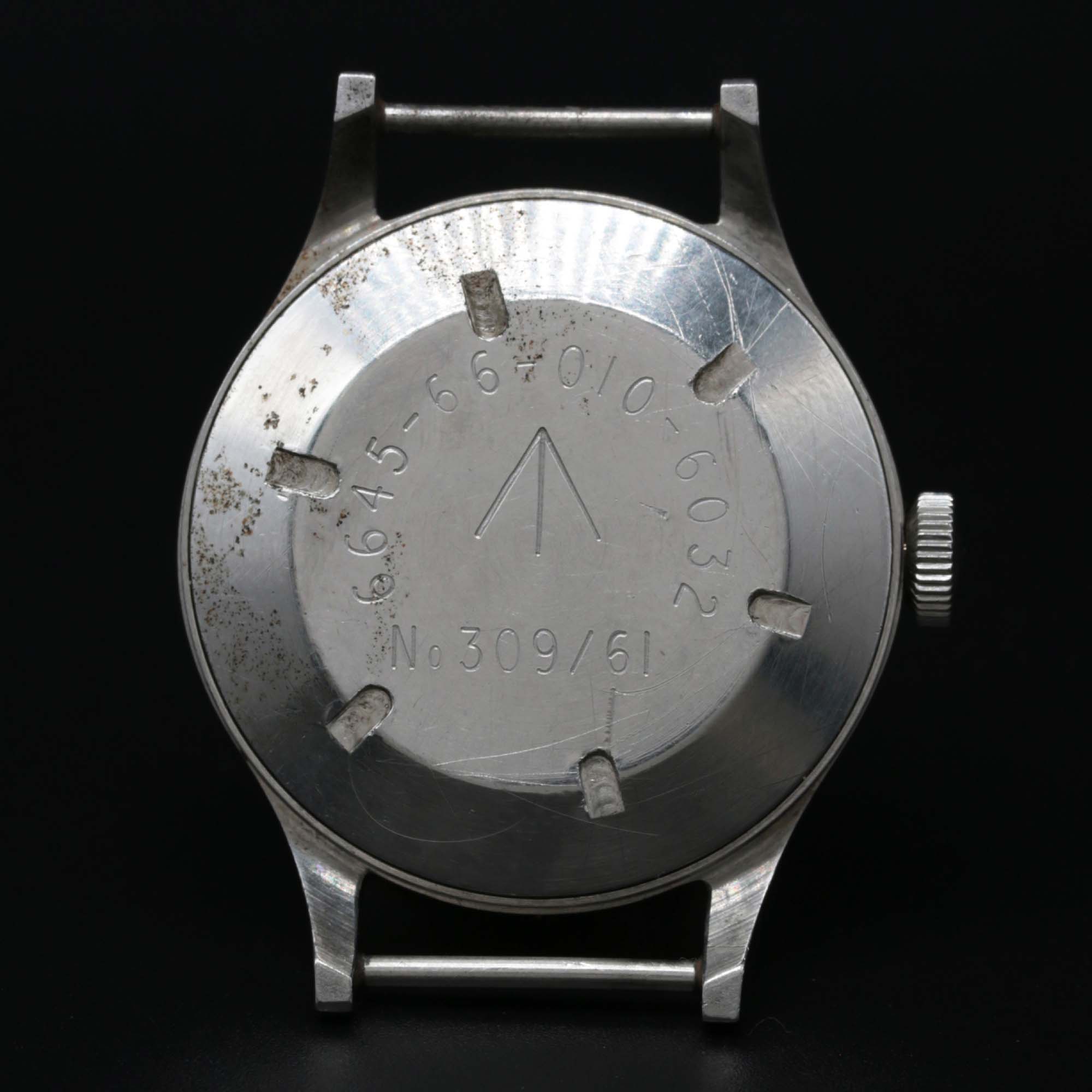 A VERY RARE GENTLEMAN'S STAINLESS STEEL AUSTRALIAN MILITARY SMITHS DE LUXE WRIST WATCH DATED 1961, - Image 2 of 11