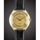 A GENTLEMAN'S 18K SOLID GOLD ZENITH CAPTAIN DE LUXE CHRONOMETRE WRIST WATCH CIRCA 1960s Movement: