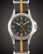 A GENTLEMAN'S STAINLESS STEEL OMEGA GENEVE "ADMIRALTY" WRIST WATCH CIRCA 1969, REF. 166.038 WITH