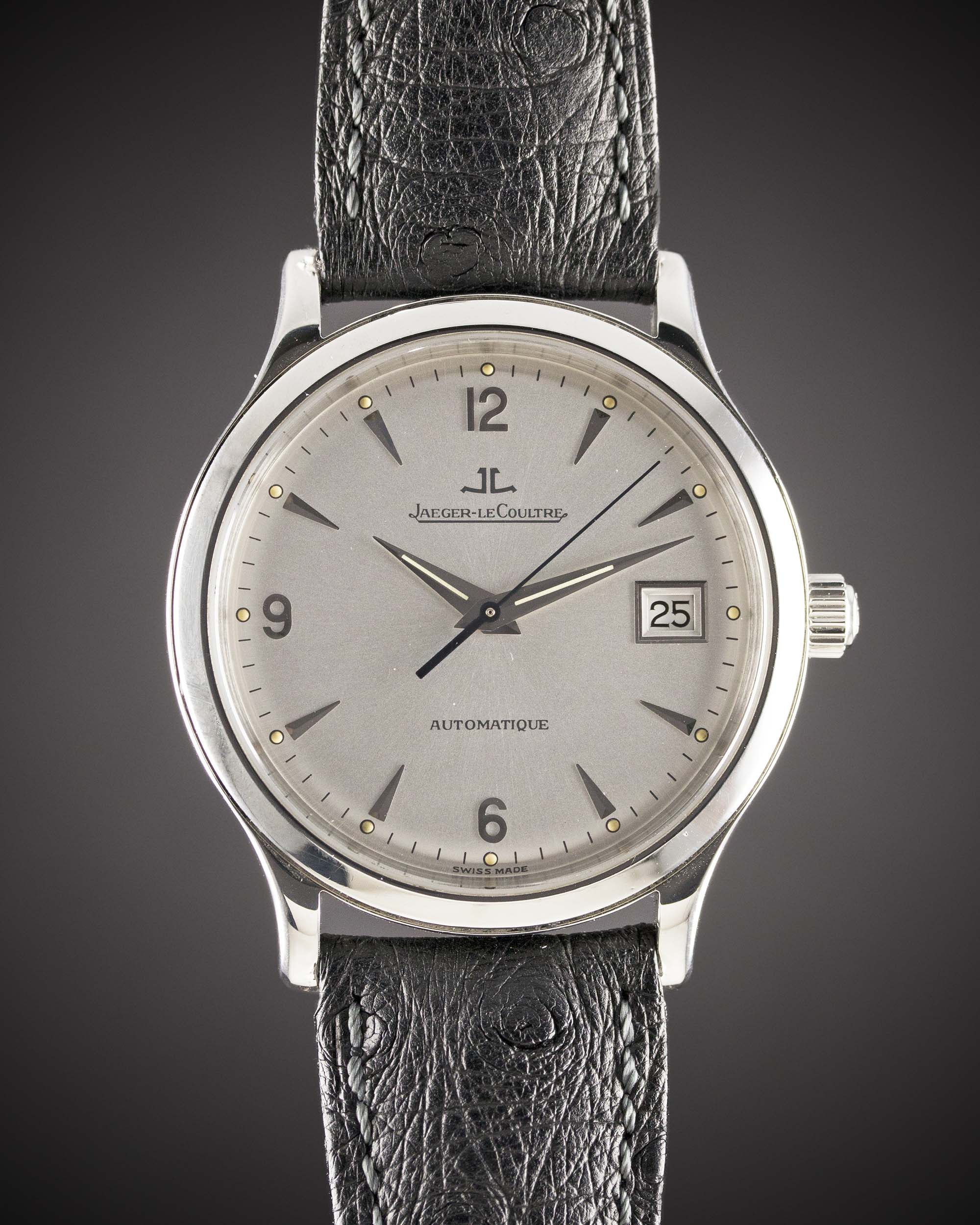 A GENTLEMAN'S STAINLESS STEEL JAEGER LECOULTRE MASTER CONTROL AUTOMATIQUE WRIST WATCH CIRCA 2005,