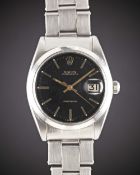 A GENTLEMAN'S STAINLESS STEEL ROLEX OYSTERDATE PRECISION BRACELET WATCH CIRCA 1967, REF. 6694 WITH