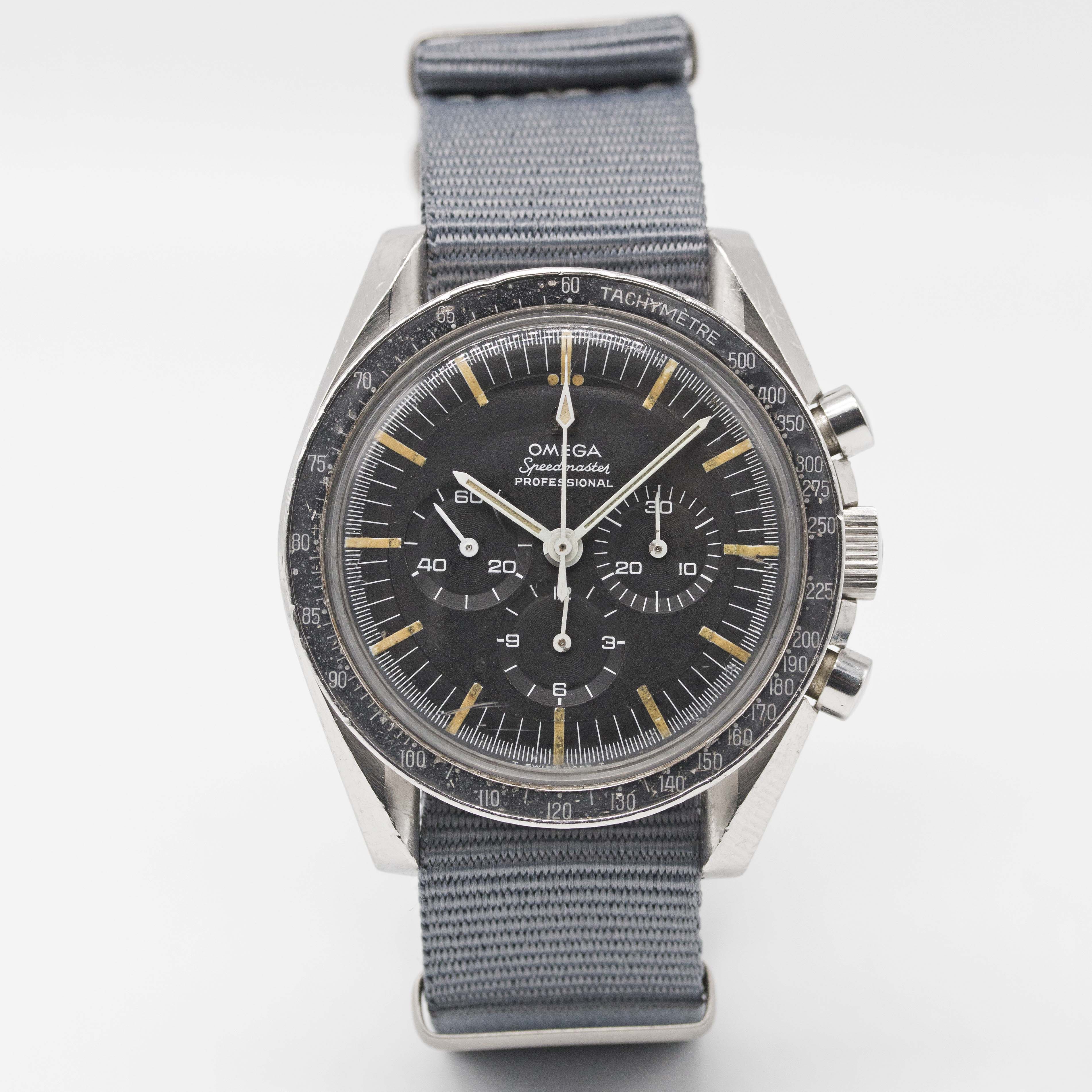 A RARE GENTLEMAN'S STAINLESS STEEL OMEGA SPEEDMASTER PROFESSIONAL "PRE MOON" CHRONOGRAPH WRIST WATCH - Image 3 of 11