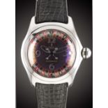 A GENTLEMAN'S STAINLESS STEEL CORUM BUBBLE CASINO "ROULETTE" AUTOMATIC WRIST WATCH DATED 2003,