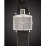 A RARE GENTLEMAN'S 18K SOLID WHITE GOLD CORUM ROLLS ROYCE "SPIRIT OF ECSTASY" WRIST WATCH CIRCA