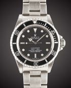 A GENTLEMAN'S STAINLESS STEEL ROLEX OYSTER PERPETUAL SUBMARINER CHRONOMETER BRACELET WATCH CIRCA