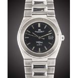 A GENTLEMAN'S STAINLESS STEEL IWC INGENIEUR SL "JUMBO" QUARTZ BRACELET WATCH CIRCA 1980, REF. 3303