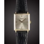 A GENTLEMAN'S 18K SOLID GOLD LONGINES WRIST WATCH CIRCA 1966, REF. 7695 1 RETAILED BY TÜRLER