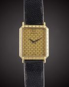 AN 18K SOLID GOLD PIAGET QUARTZ WRIST WATCH CIRCA 1980s, REF. 7143  Movement: Quartz, signed Piaget.