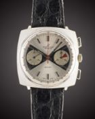 A GENTLEMAN'S BREITLING SPRINT CHRONOGRAPH WRIST WATCH CIRCA 1967, REF. 2007 WITH "BOW TIE" DIAL
