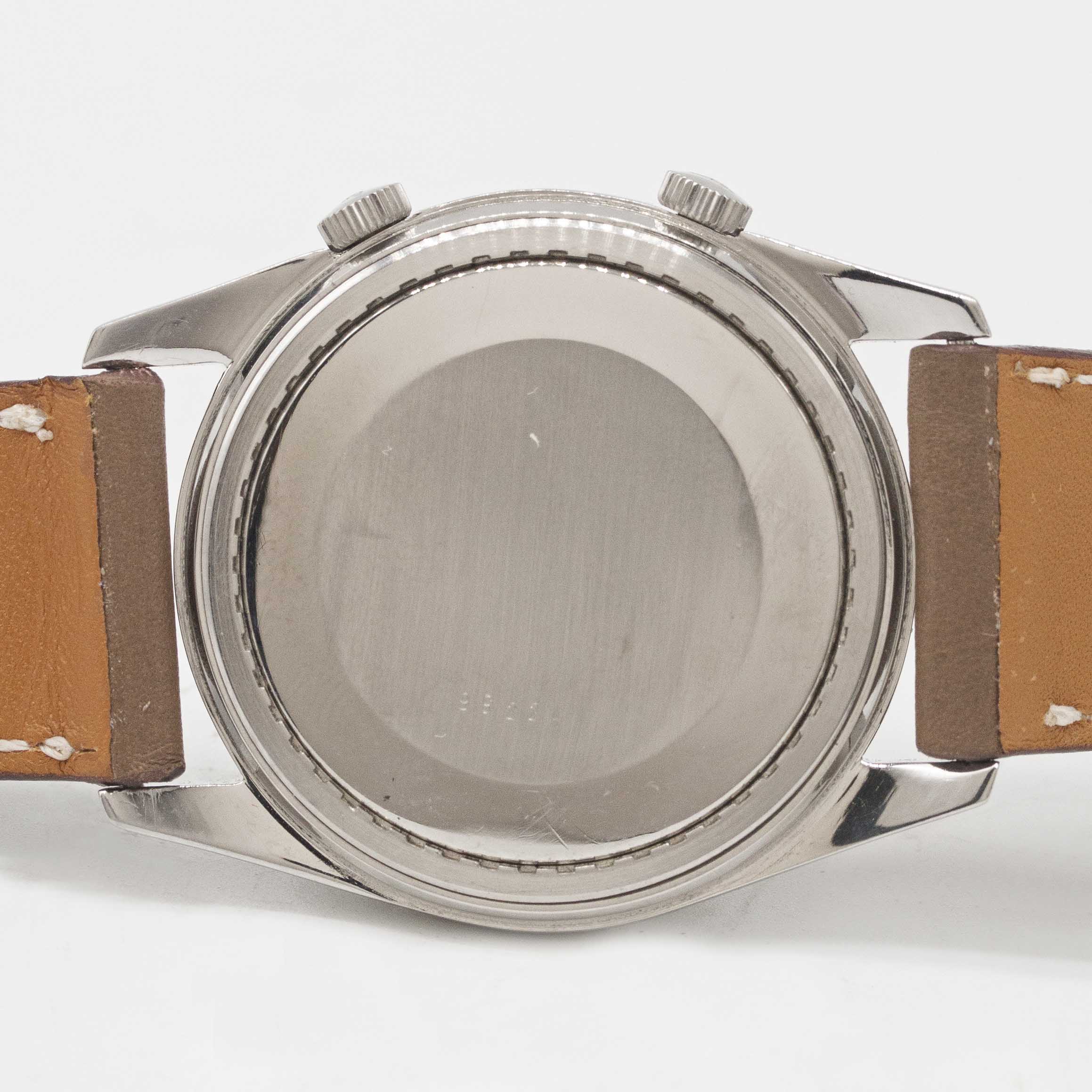 A GENTLEMAN'S STAINLESS STEEL JAEGER LECOULTRE MEMOVOX ALARM WRIST WATCH CIRCA 1960s, WITH QUARTERLY - Image 6 of 8