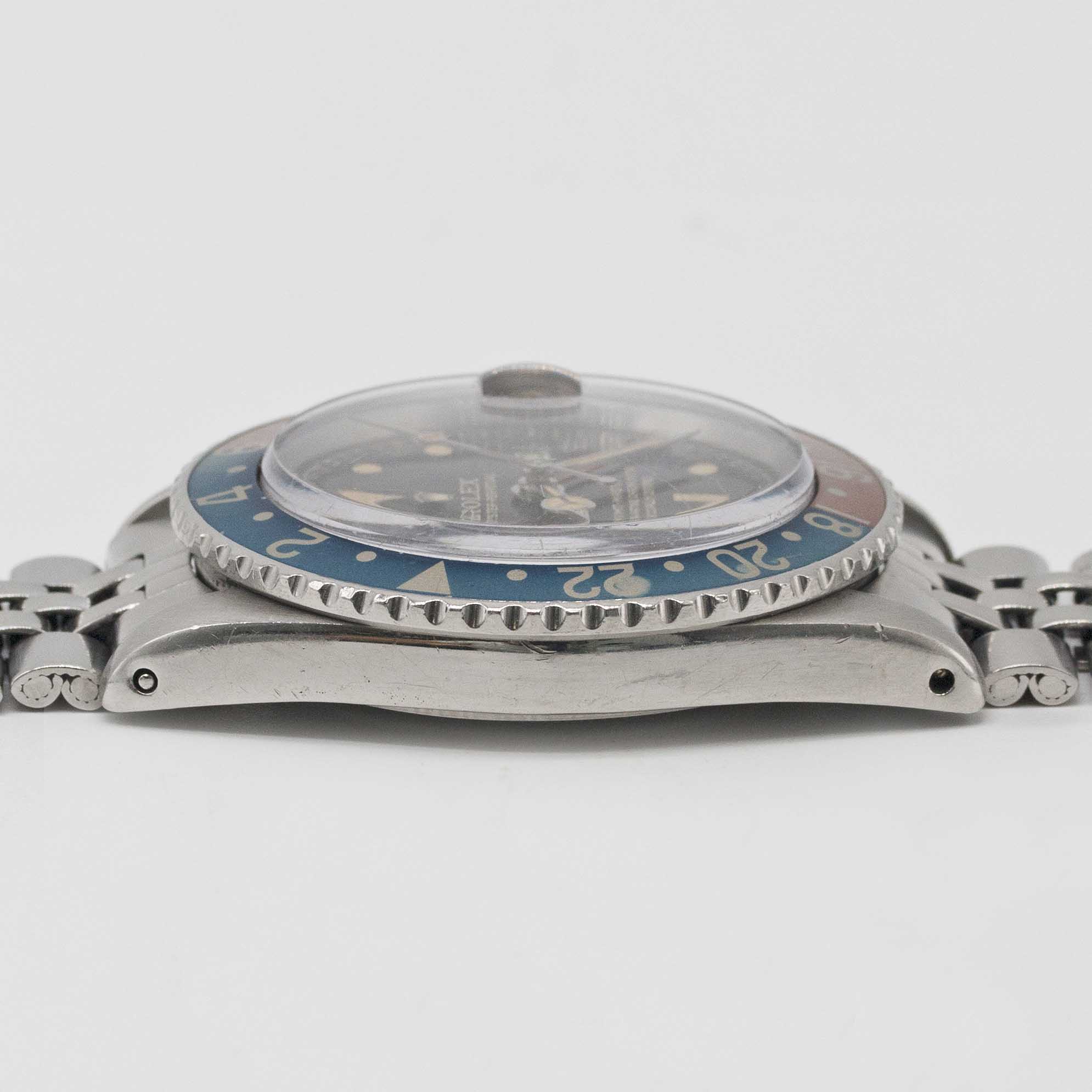 A RARE GENTLEMAN'S STAINLESS STEEL ROLEX OYSTER PERPETUAL GMT MASTER BRACELET WATCH CIRCA 1961, REF. - Image 11 of 11