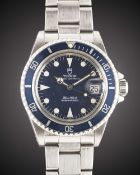 A GENTLEMAN'S STAINLESS STEEL ROLEX TUDOR PRINCE OYSTERDATE SUBMARINER BRACELET WATCH CIRCA 1992,