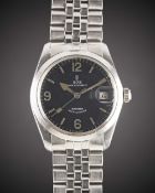 A RARE GENTLEMAN'S STAINLESS STEEL ROLEX TUDOR PRINCE OYSTERDATE RANGER SELF WINDING BRACELET