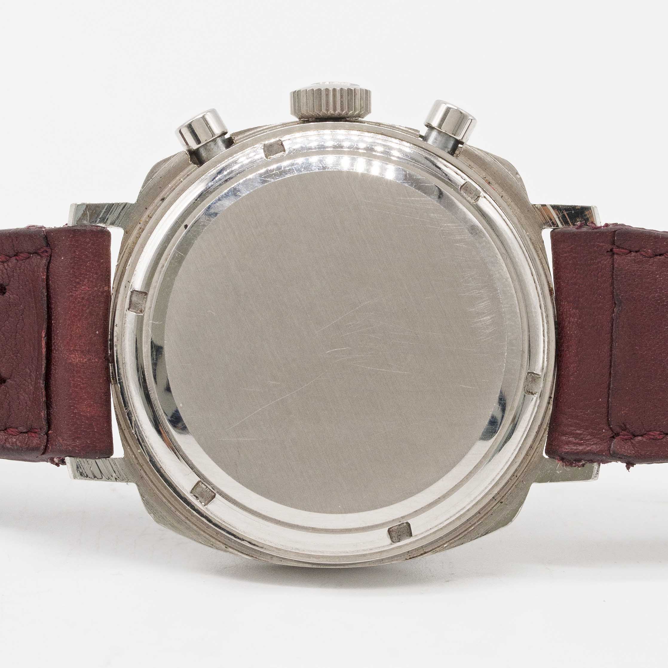 A GENTLEMAN'S STAINLESS STEEL HEUER CAMARO CHRONOGRAPH WRIST WATCH CIRCA 1960s, REF. 7220NT WITH - Image 6 of 9