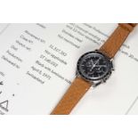 A GENTLEMAN'S STAINLESS STEEL OMEGA SPEEDMASTER PROFESSIONAL CHRONOGRAPH WRIST WATCH DATED 1971,