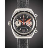 A GENTLEMAN'S STAINLESS STEEL BREITLING CHRONO-MATIC CHRONOGRAPH WRIST WATCH CIRCA 1969, REF. 2112-