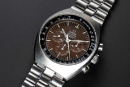 A RARE GENTLEMAN'S STAINLESS STEEL OMEGA SPEEDMASTER PROFESSIONAL MARK II CHRONOGRAPH BRACELET WATCH