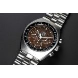 A RARE GENTLEMAN'S STAINLESS STEEL OMEGA SPEEDMASTER PROFESSIONAL MARK II CHRONOGRAPH BRACELET WATCH