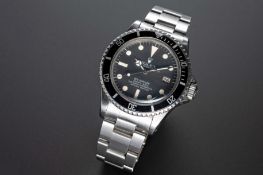 A GENTLEMAN'S STAINLESS STEEL ROLEX OYSTER PERPETUAL SEA DWELLER BRACELET WATCH CIRCA 1979, REF.