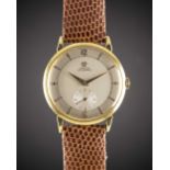A GENTLEMAN'S 18K SOLID GOLD OMEGA AUTOMATIC WRIST WATCH CIRCA 1950, REF. 2659 Movement: 17J, "