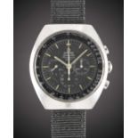 A RARE GENTLEMAN'S STAINLESS STEEL ROYAL RHODESIAN AIR FORCE MILITARY OMEGA SPEEDMASTER PROFESSIONAL