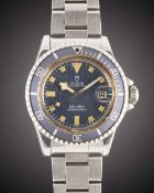 A GENTLEMAN'S STAINLESS STEEL ROLEX TUDOR PRINCE OYSTERDATE "SNOWFLAKE" SUBMARINER BRACELET WATCH