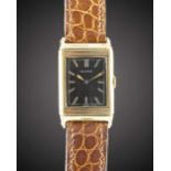 A RARE GENTLEMAN'S 18K SOLID YELLOW & WHITE GOLD REVERSO WRIST WATCH CIRCA 1930s, PRE JAEGER-