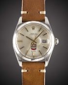 A RARE GENTLEMAN'S STAINLESS STEEL ROLEX OYSTERDATE PRECISION WRIST WATCH CIRCA 1974, REF. 6694