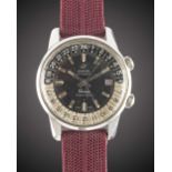 A GENTLEMAN'S STAINLESS STEEL ENICAR SHERPA SUPER JET WRIST WATCH CIRCA 1960s, REF. 146/003 WITH