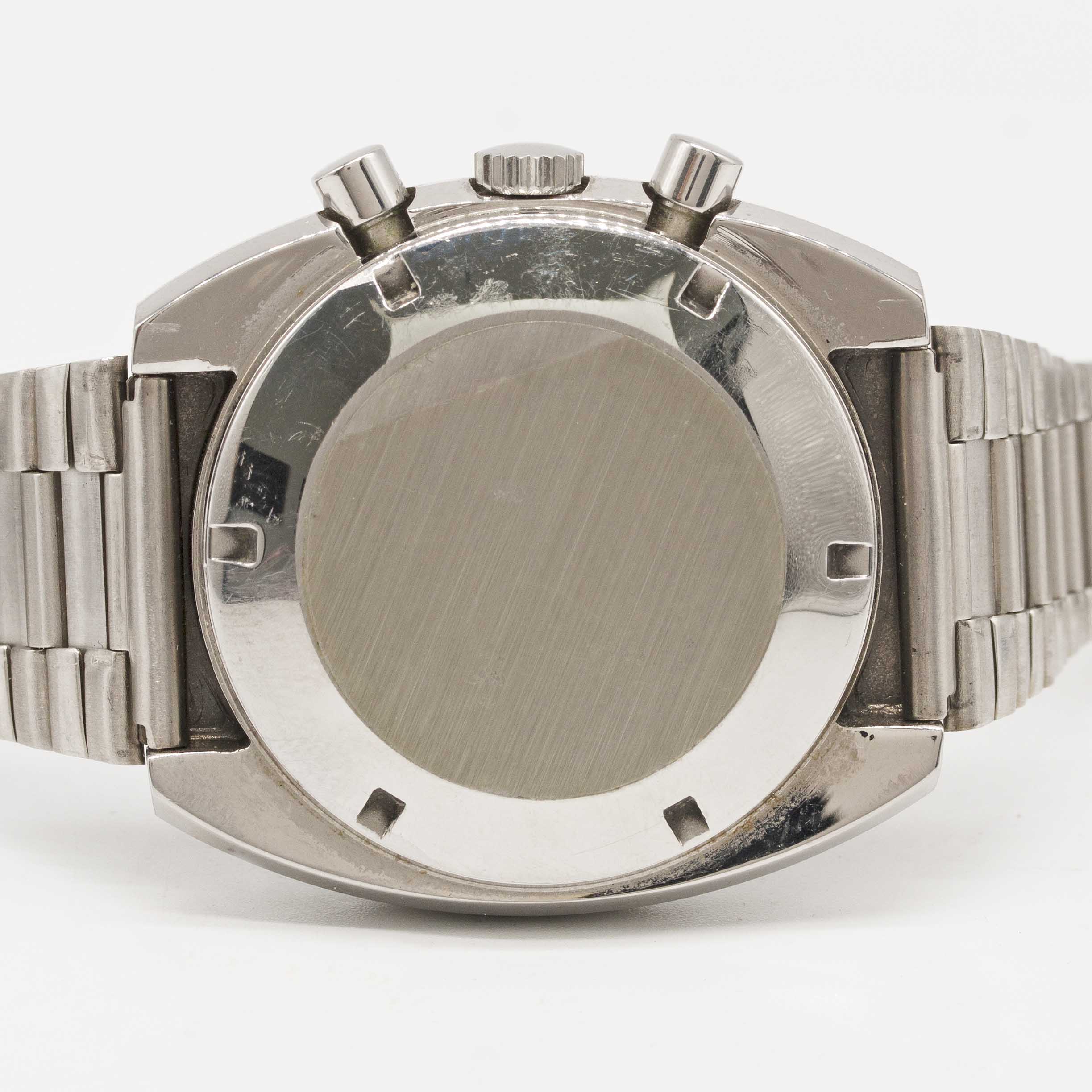 A GENTLEMAN'S STAINLESS STEEL LEMANIA "SOCCER TIMER" AUTOMATIC CHRONOGRAPH BRACELET WATCH CIRCA - Image 4 of 7