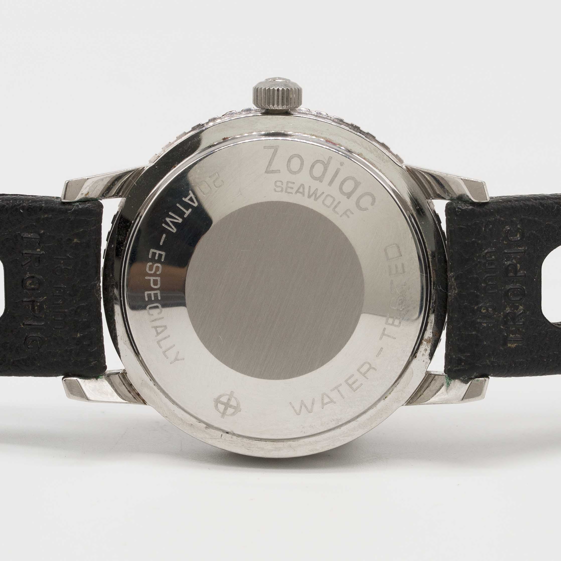 A GENTLEMAN'S STAINLESS STEEL ZODIAC SEA WOLF AUTOMATIC DIVERS WRIST WATCH CIRCA 1960s, REF. 722- - Image 4 of 5