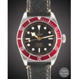 A GENTLEMAN'S STAINLESS STEEL ROLEX TUDOR BLACK BAY "RED" SELF WINDING WRIST WATCH DATED 2015,