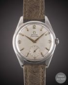 A GENTLEMAN'S STAINLESS STEEL OMEGA SEAMASTER WRIST WATCH CIRCA 1960, REF. 2990 1 "RANCHERO" CASE