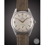 A GENTLEMAN'S STAINLESS STEEL OMEGA SEAMASTER WRIST WATCH CIRCA 1960, REF. 2990 1 "RANCHERO" CASE