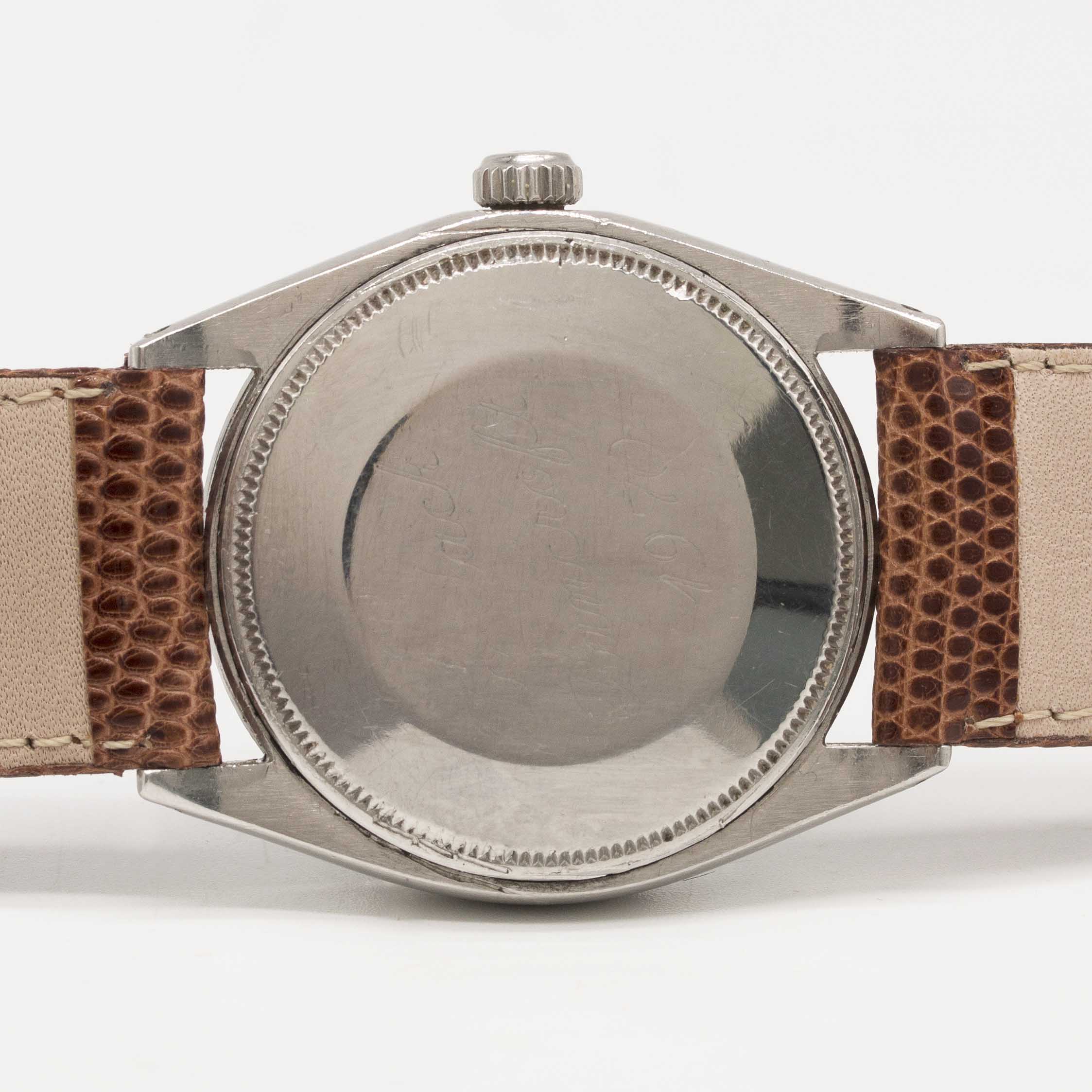 A GENTLEMAN'S STAINLESS STEEL ROLEX OYSTER PERPETUAL AIR KING PRECISION WRIST WATCH CIRCA 1965, REF. - Image 4 of 5