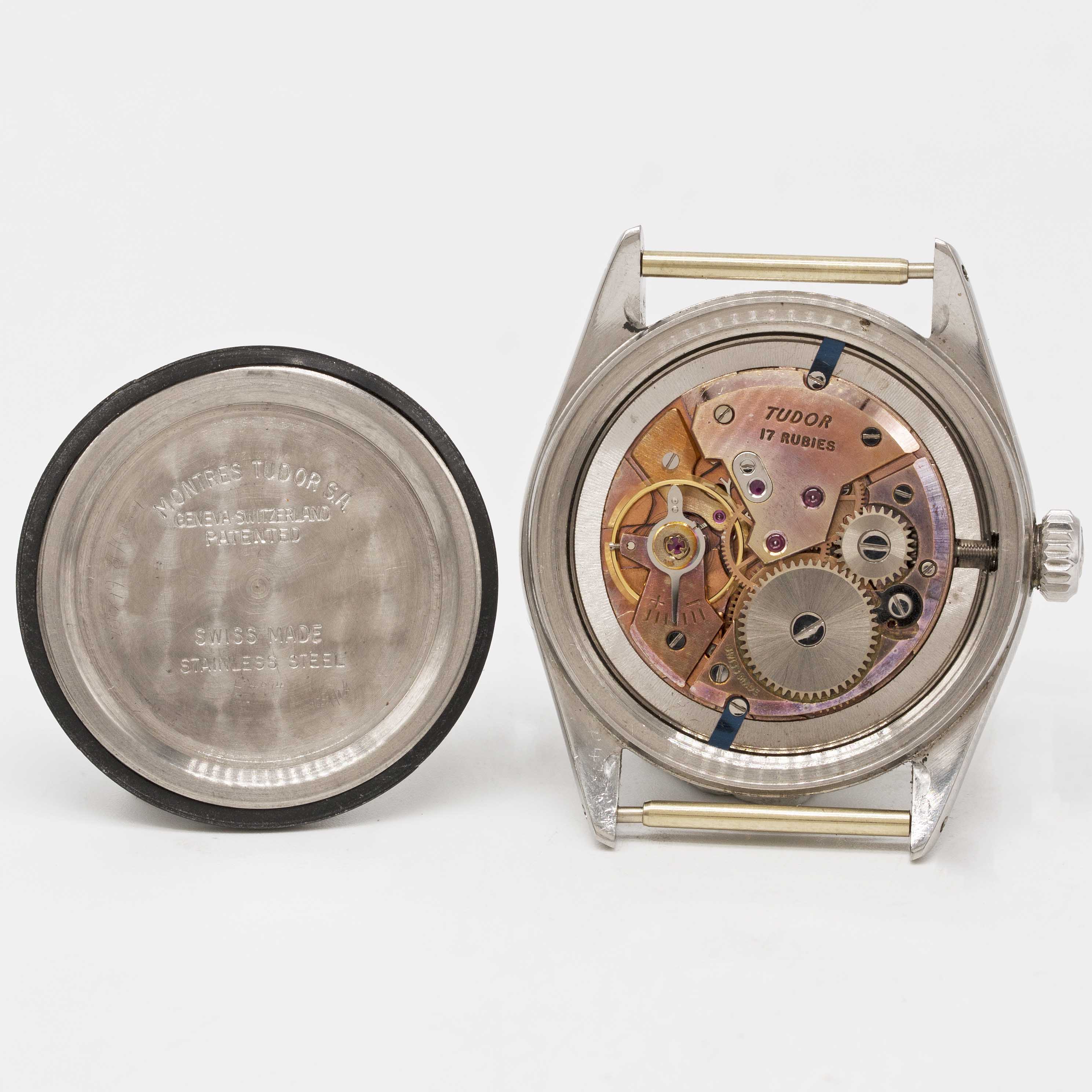 A GENTLEMAN'S STAINLESS STEEL ROLEX TUDOR OYSTER ROYAL WRIST WATCH CIRCA 1958, REF. 7934 WITH - Image 4 of 4