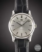 A GENTLEMAN'S STAINLESS STEEL IWC AUTOMATIC WRIST WATCH CIRCA 1960s, WITH "BOMBE" LUGS Movement: