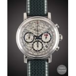 A GENTLEMAN'S STAINLESS SLTEEL CHOPARD MILLE MIGLIA 1000 AUTOMATIC CHRONOGRAPH WRIST WATCH CIRCA