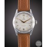 A GENTLEMAN'S STAINLESS STEEL ROLEX TUDOR OYSTER PRINCE 34 SELF WINDING WRIST WATCH CIRCA 1956, REF.