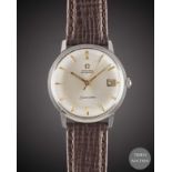 A GENTLEMAN'S STAINLESS STEEL OMEGA SEAMASTER AUTOMATIC WRIST WATCH CIRCA 1964, REF. 166.001