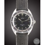 A GENTLEMAN'S STAINLESS STEEL OMEGA SEAMASTER 120 DIVERS WRIST WATCH CIRCA 1967, REF. 135.027