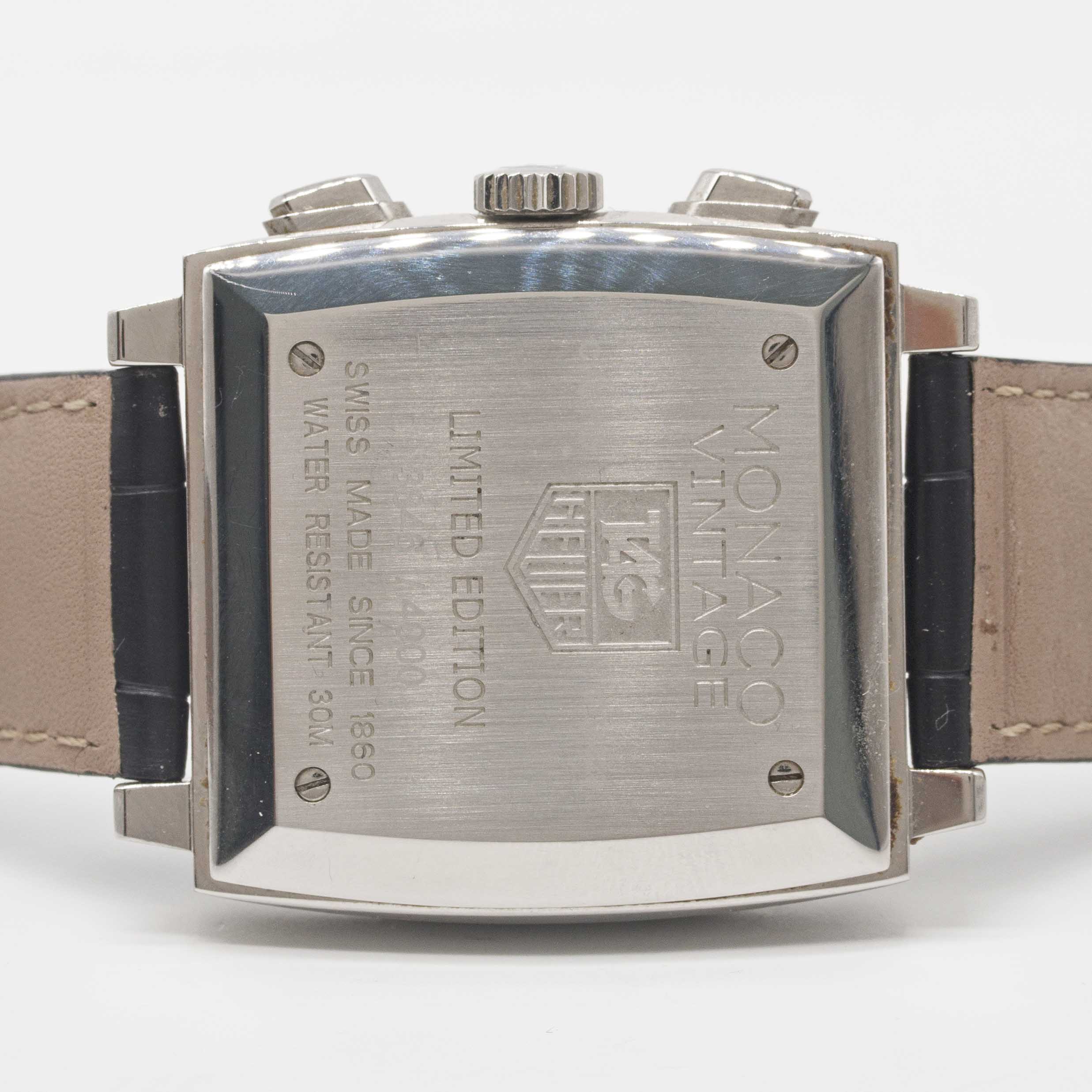 A GENTLEMAN'S STAINLESS STEEL TAG HEUER MONACO AUTOMATIC CHRONOGRAPH WRIST WATCH CIRCA 2008, REF. - Image 6 of 6