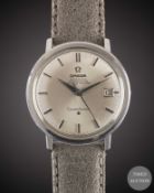 A GENTLEMAN'S STAINLESS STEEL OMEGA CONSTELLATION AUTOMATIC CHRONOMETER WRIST WATCH CIRCA 1962, REF.