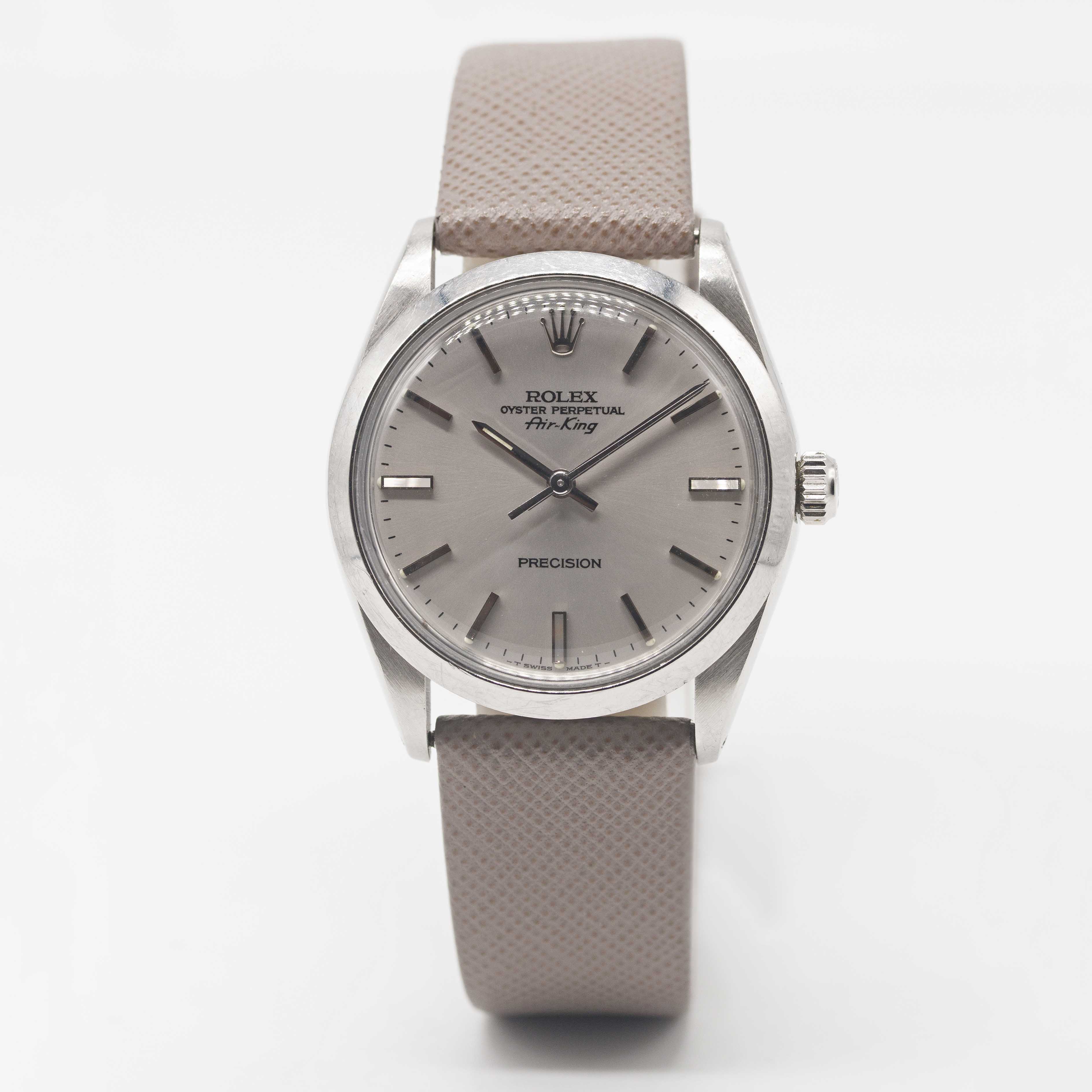 A GENTLEMAN'S STAINLESS STEEL ROLEX OYSTER PERPETUAL AIR KING WRIST WATCH CIRCA 1987, REF. 5500 WITH - Image 2 of 6