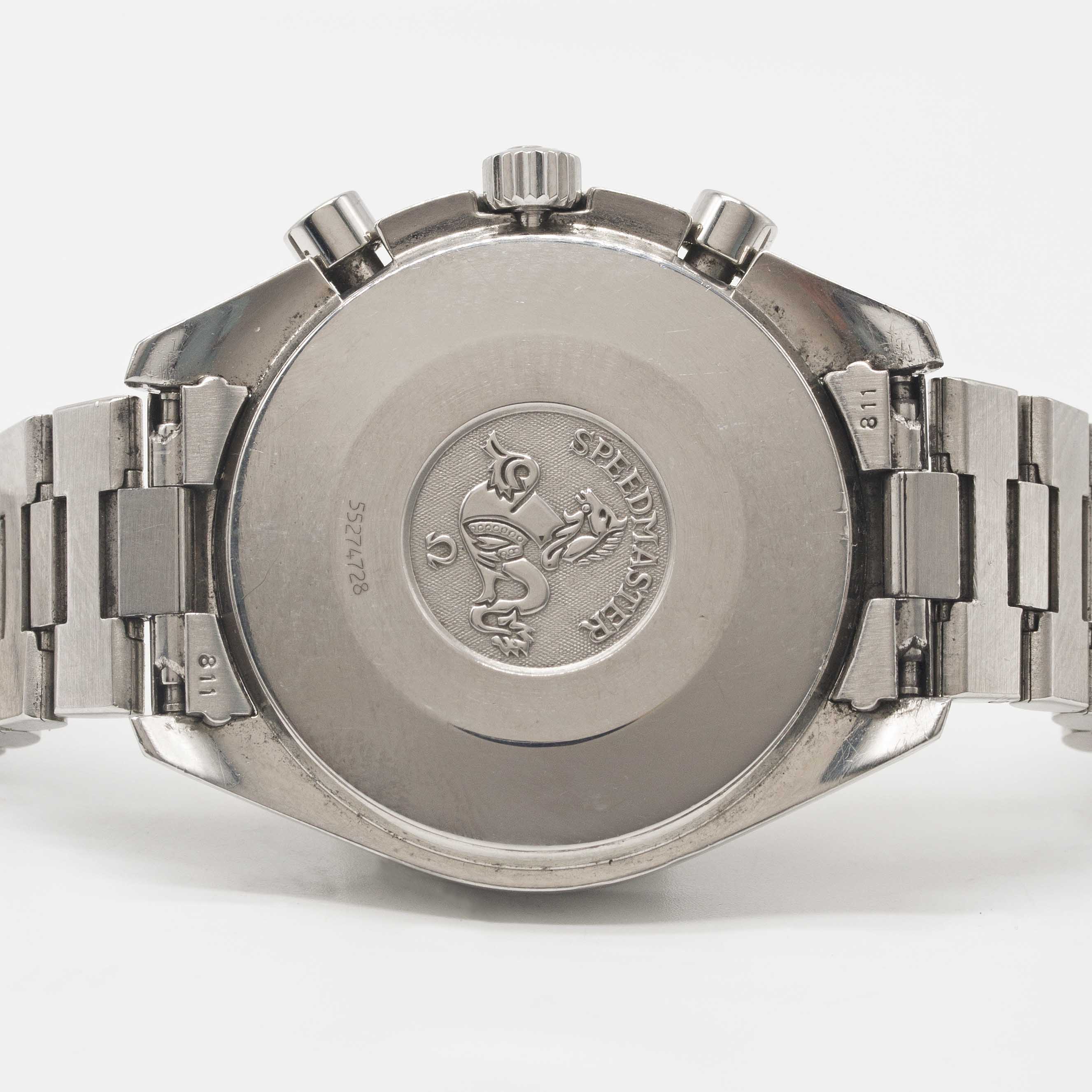 A GENTLEMAN'S STAINLESS STEEL OMEGA SPEEDMASTER "SCHUMACHER" AUTOMATIC CHRONOGRAPH BRACELET WATCH - Image 6 of 7