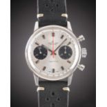 A GENTLEMAN'S STAINLESS STEEL BREITLING TOP TIME CHRONOGRAPH WRIST WATCH CIRCA 1969, REF. 2002-33